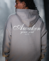 BONE GRAY MEN'S HOODIE