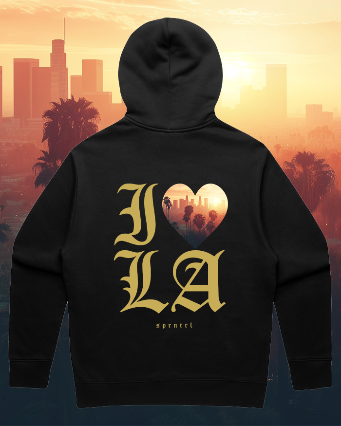 I LOVE LA' MEN'S HOODIE – SPRNTRL